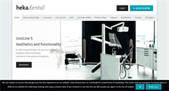 Desktop Screenshot of heka-dental.dk